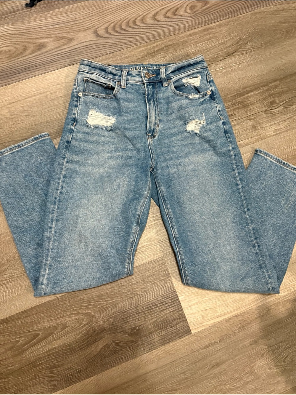 American Eagle Outfitters Medium Blue Straight Jeans